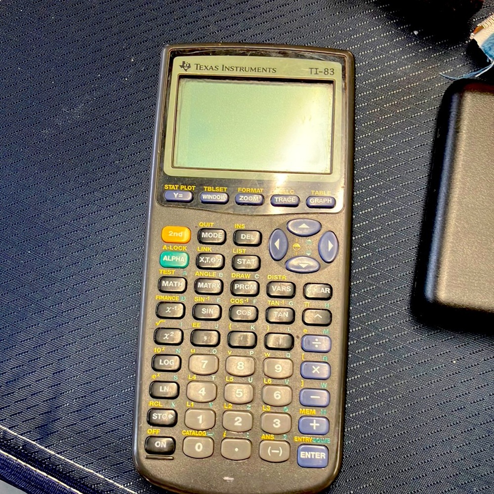 Texas Instruments TI-83 Plus Graphing Calculator with Cover